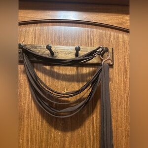 Source Unknown Dark Brown Multi-Strand Viking Belt